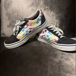Girl's Rainbow Vans